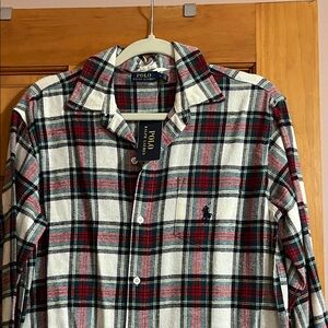 Ralph Lauren Checkered Flannel NWT